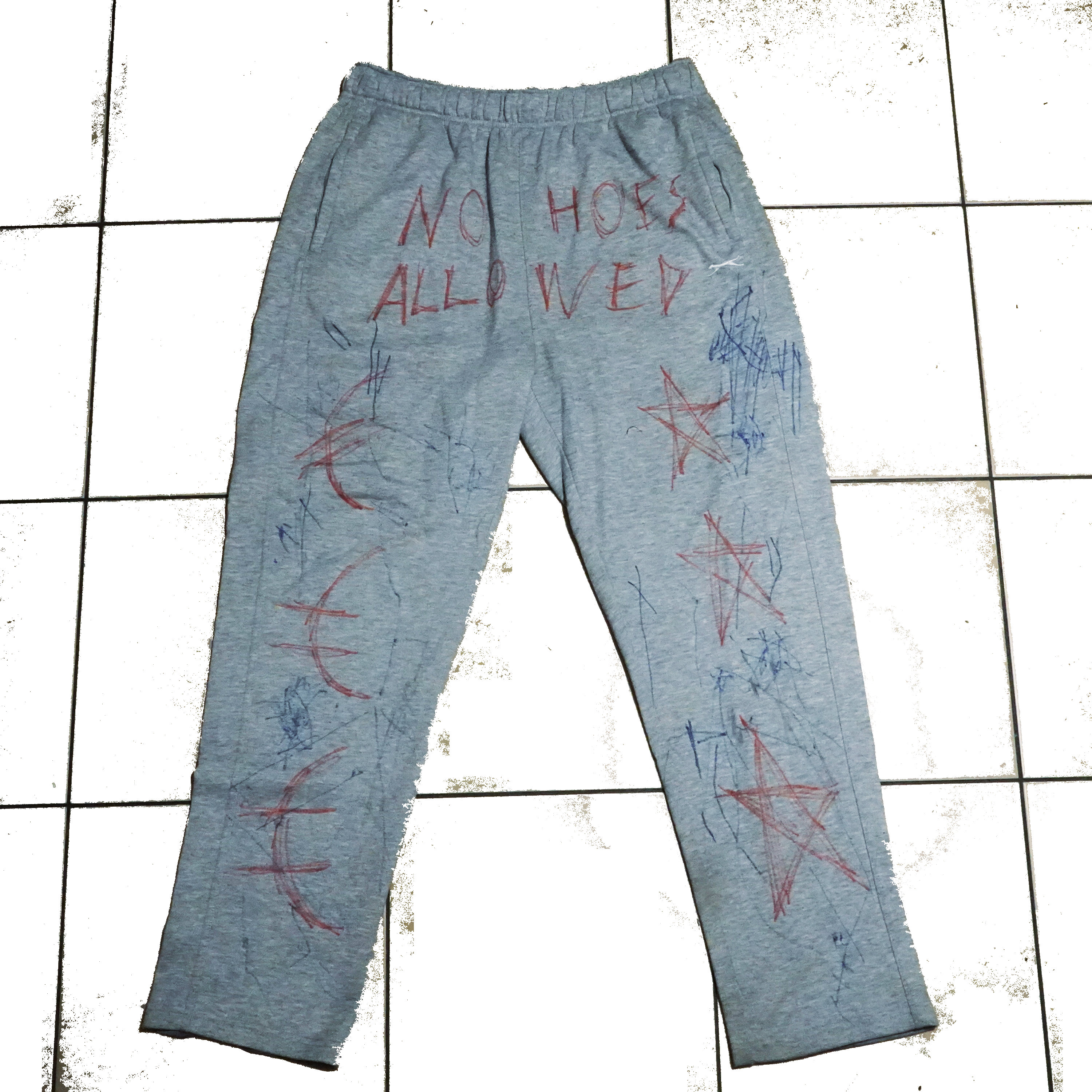 euroworld no h*es allowed joggers