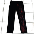 kids@War red stain jeans